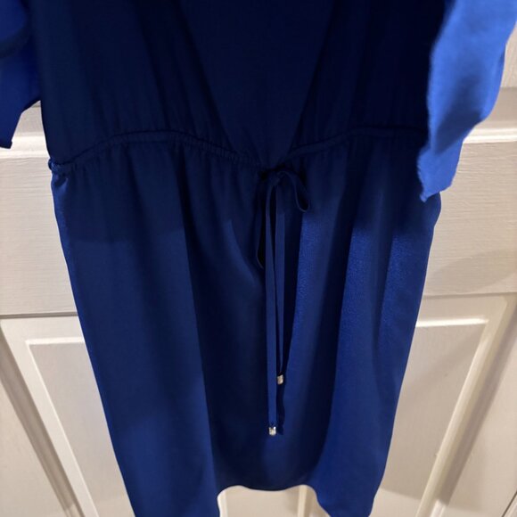 Boston Proper Women's Royal Blue Layered Spaghetti-Strap Dress ~ Medium - Picture 3 of 6